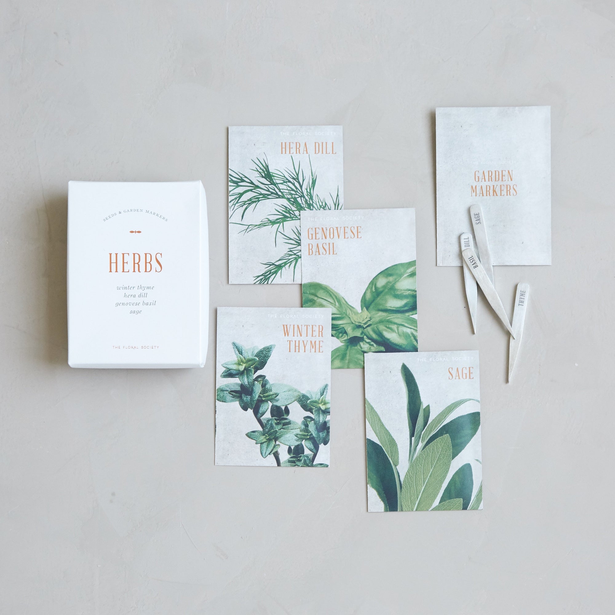Herb Seed Kit. Grow herb seeds.