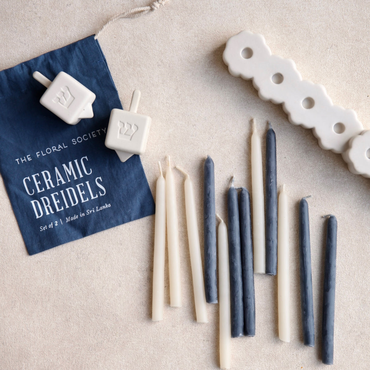 Beeswax Hanukkah Candles