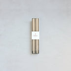 Our Fancy Taper Candles are hand-molded and embody a superior depth of color. A cotton wick is used for the cleanest burn, and the base is sized to fit a standard holder. Each 10” candle is crafted to burn for ten hours. Subtle variations in wax depth and color opacity may occur.  Two 10” candles per pack. Standard 7/8” base. Made of high grade paraffin wax.