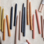 12" Beeswax Dipped Taper Candles