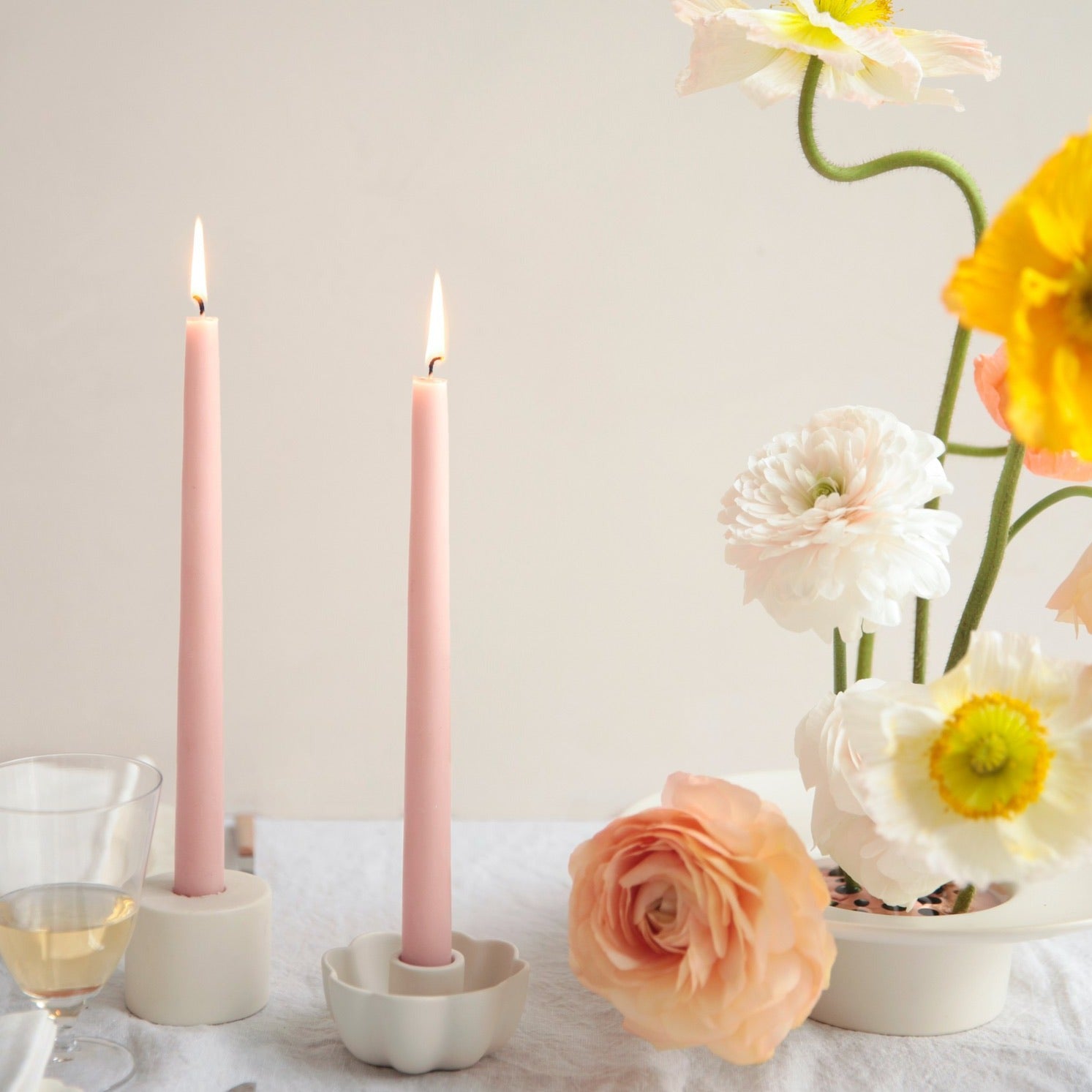 Fleur Taper Holders