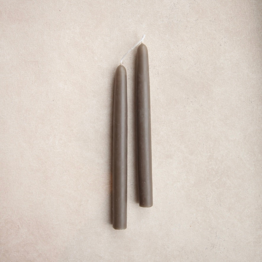 9 inch handmade beeswax taper candles wholesale Thyme