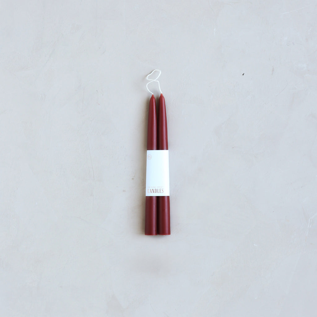 FW26 Dipped Tapers, Garnet