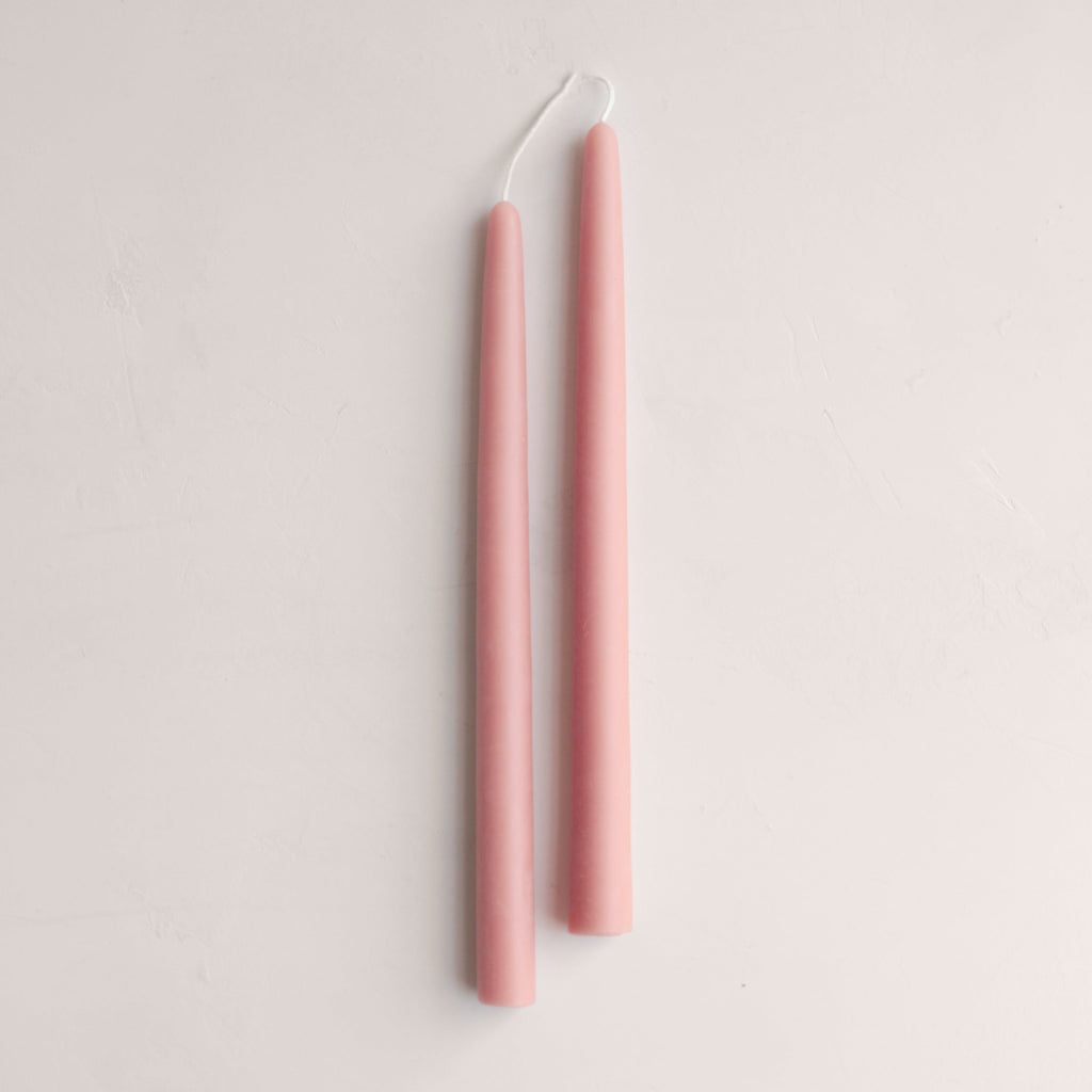 12" Heirloom Beeswax Taper Candles