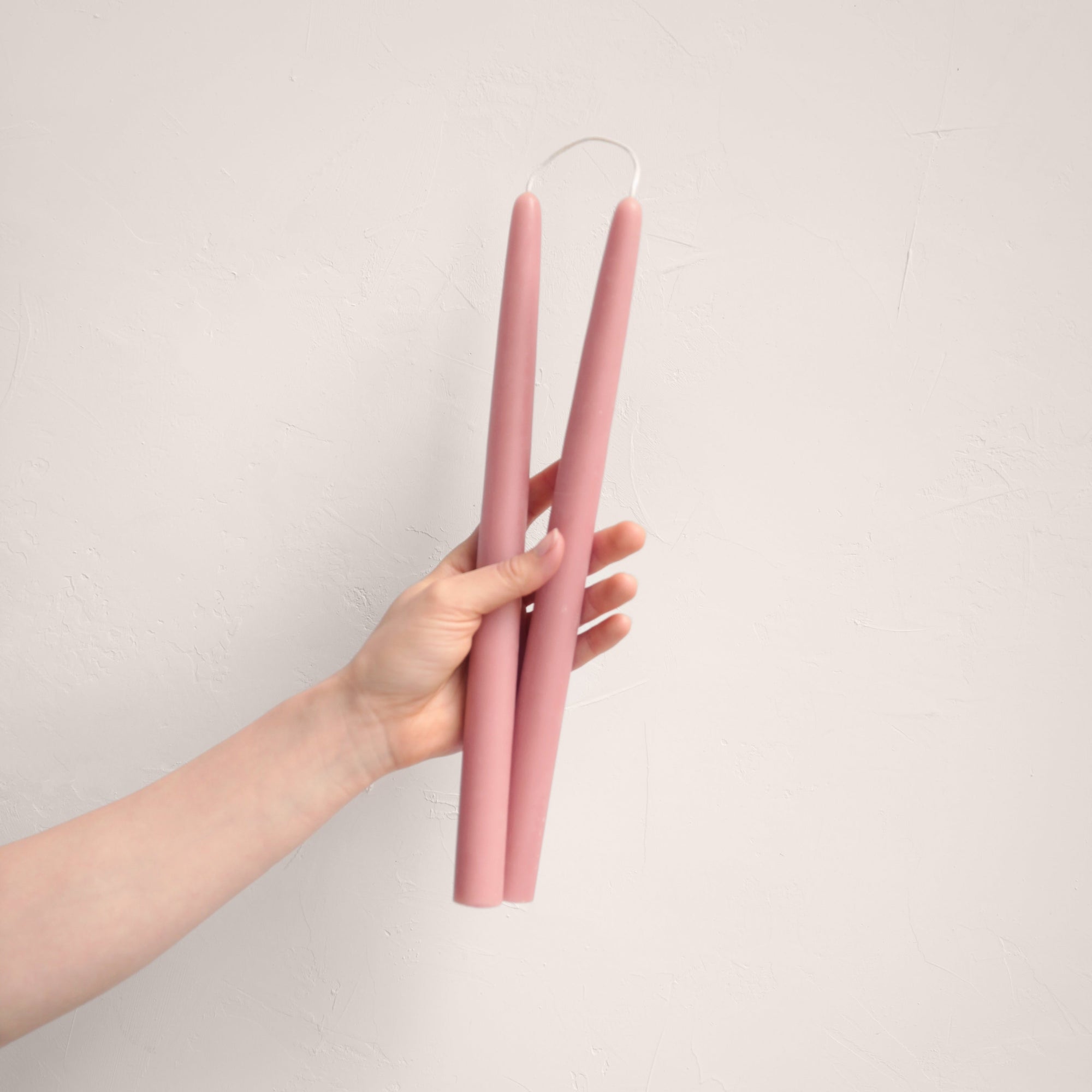 12" Handmade Beeswax Taper Candles