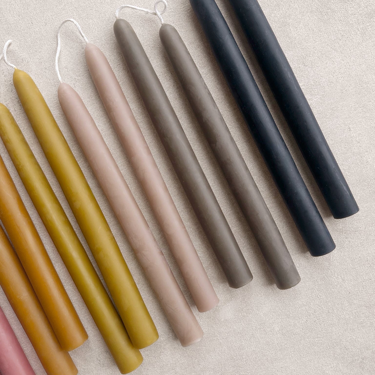 BeeswaxDippedTaperCandles9in Wholesale 