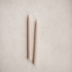 9" Beeswax Dipped Taper Candles
