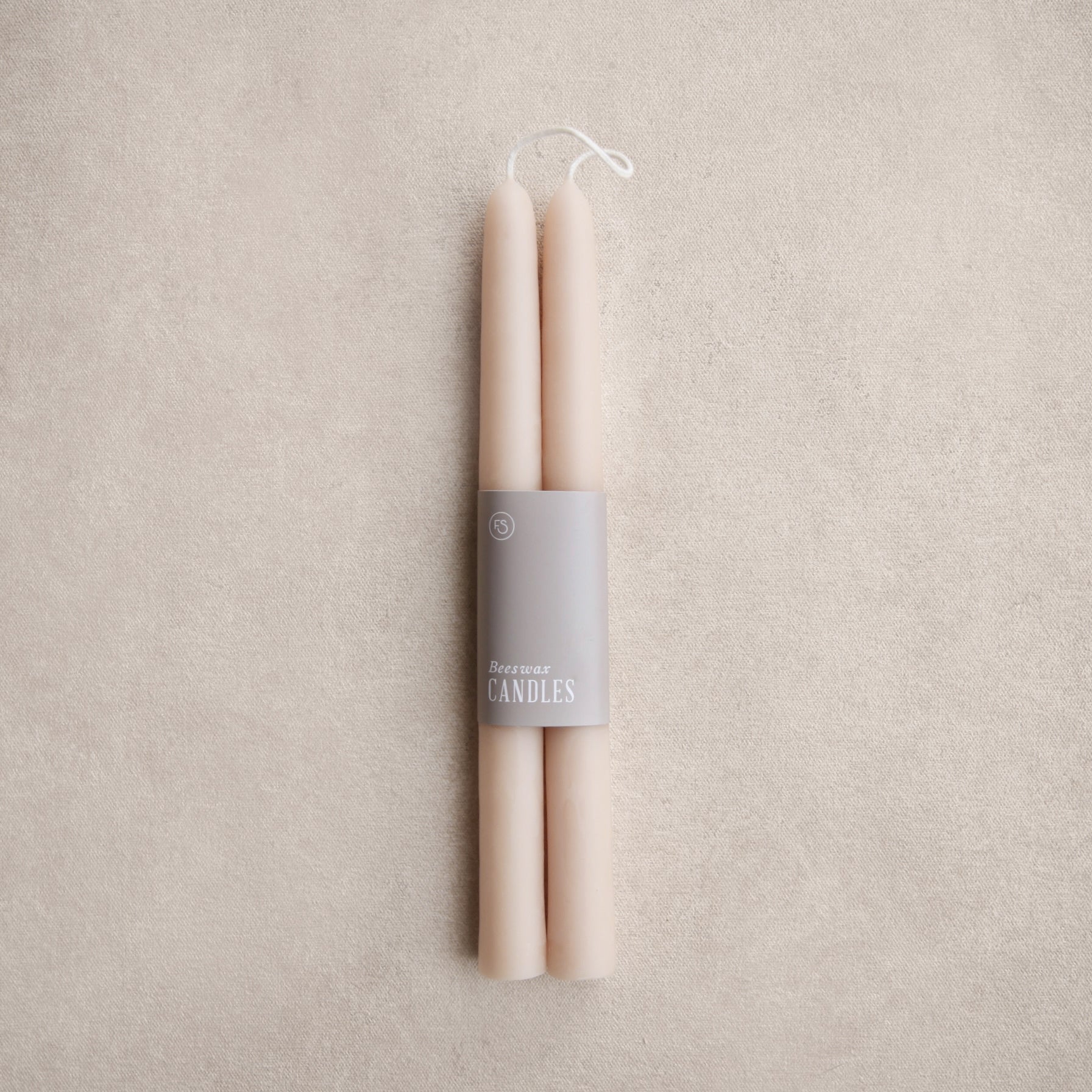 9" Beeswax Dipped Taper Candles