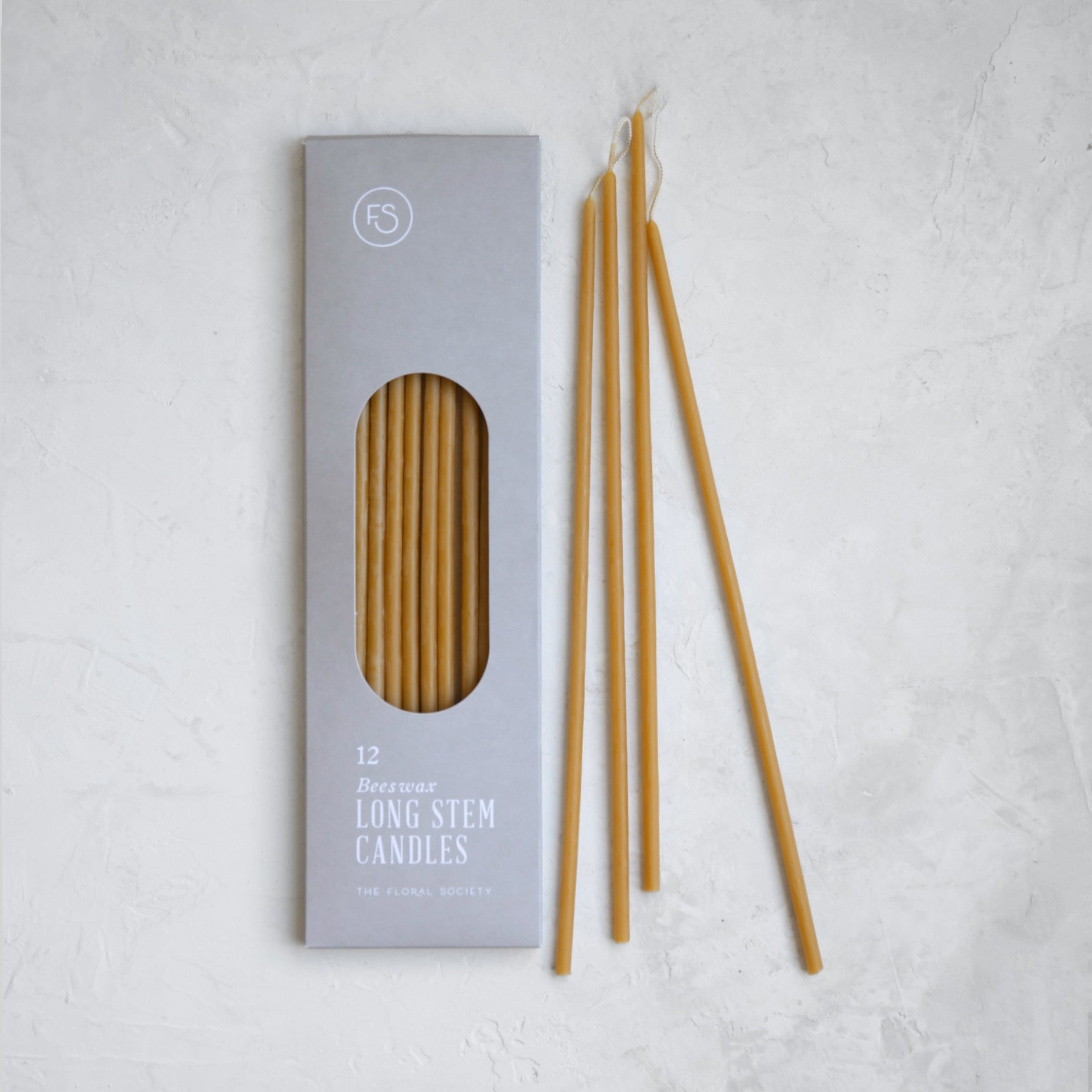 Beeswax Long Stem Candles