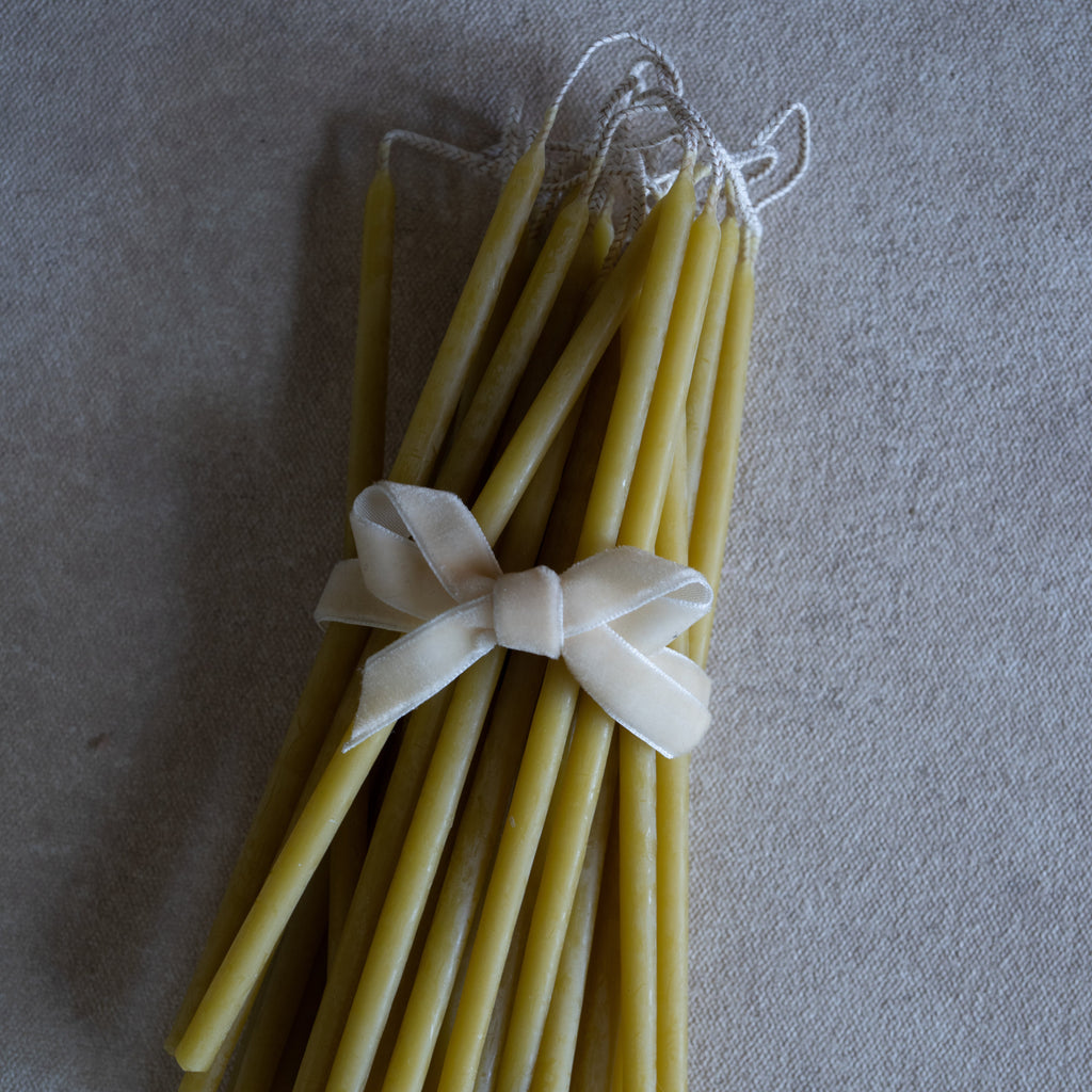 BeeswaxWishing_candles_Olive