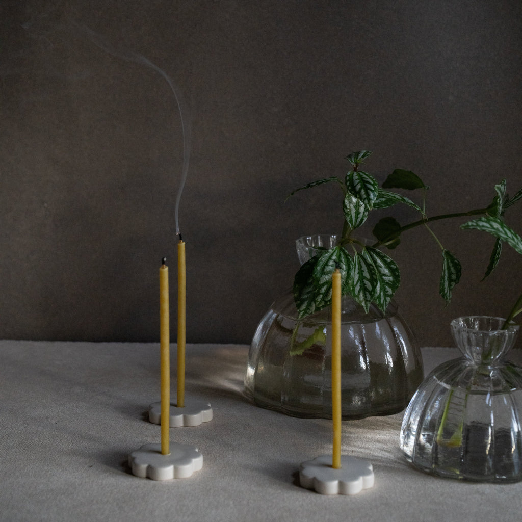 BeeswaxWishingcandlesinholders_Olive