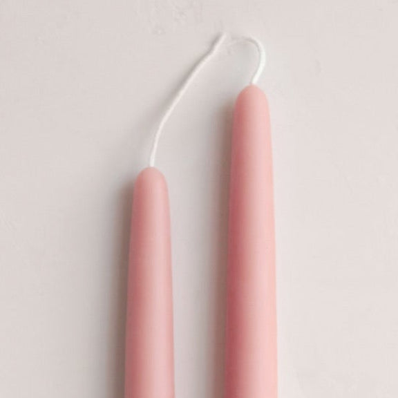 Beeswax Dipped Taper Candles Blossom