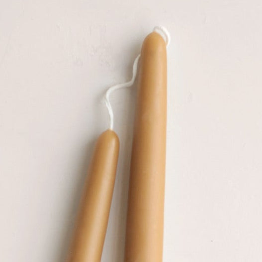 Beeswax Dipped Taper Candles_Ochre