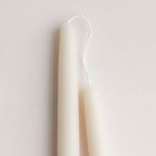 Beeswax Dipped Taper Candles Salt