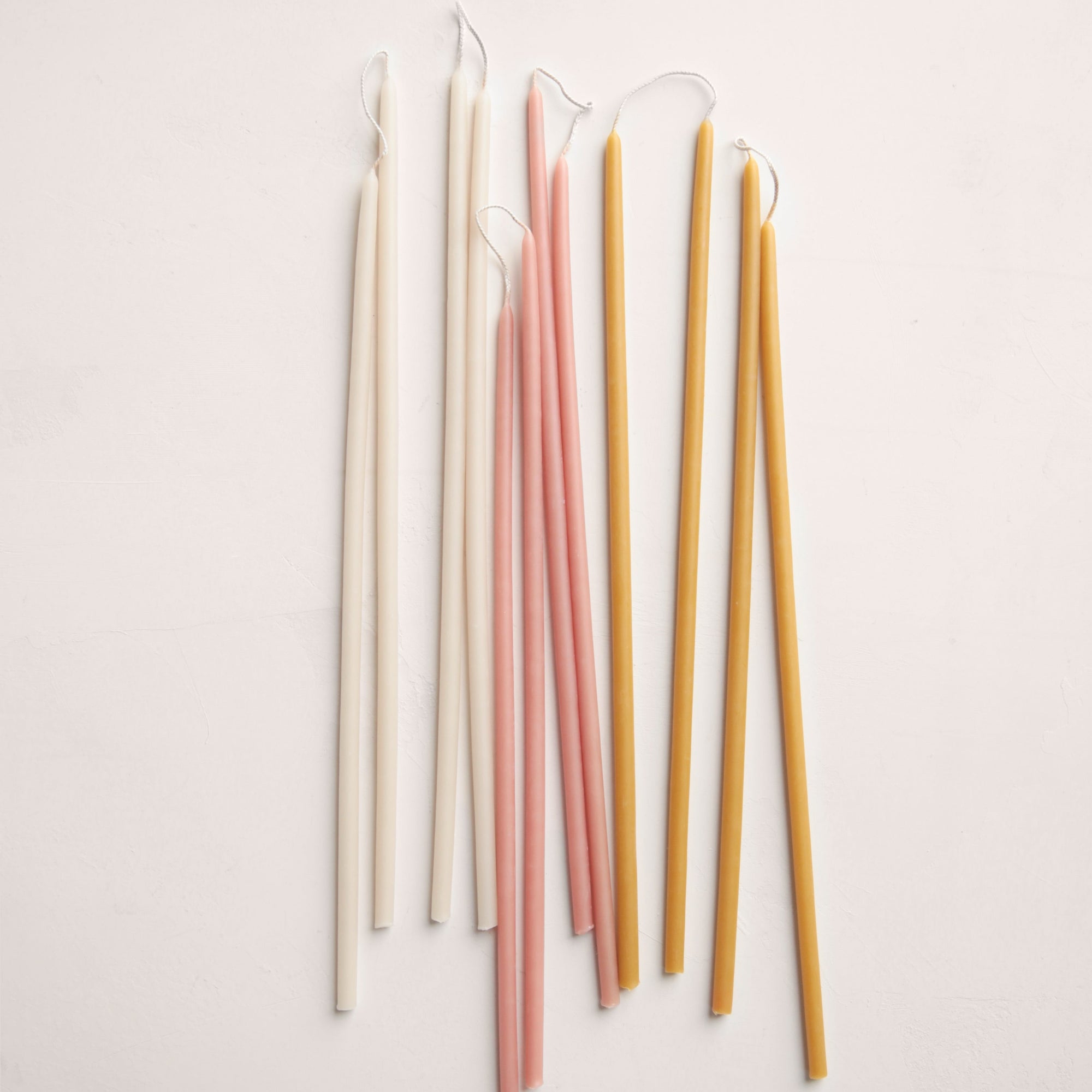 Beeswax Long Stem Candles_The Floral Society