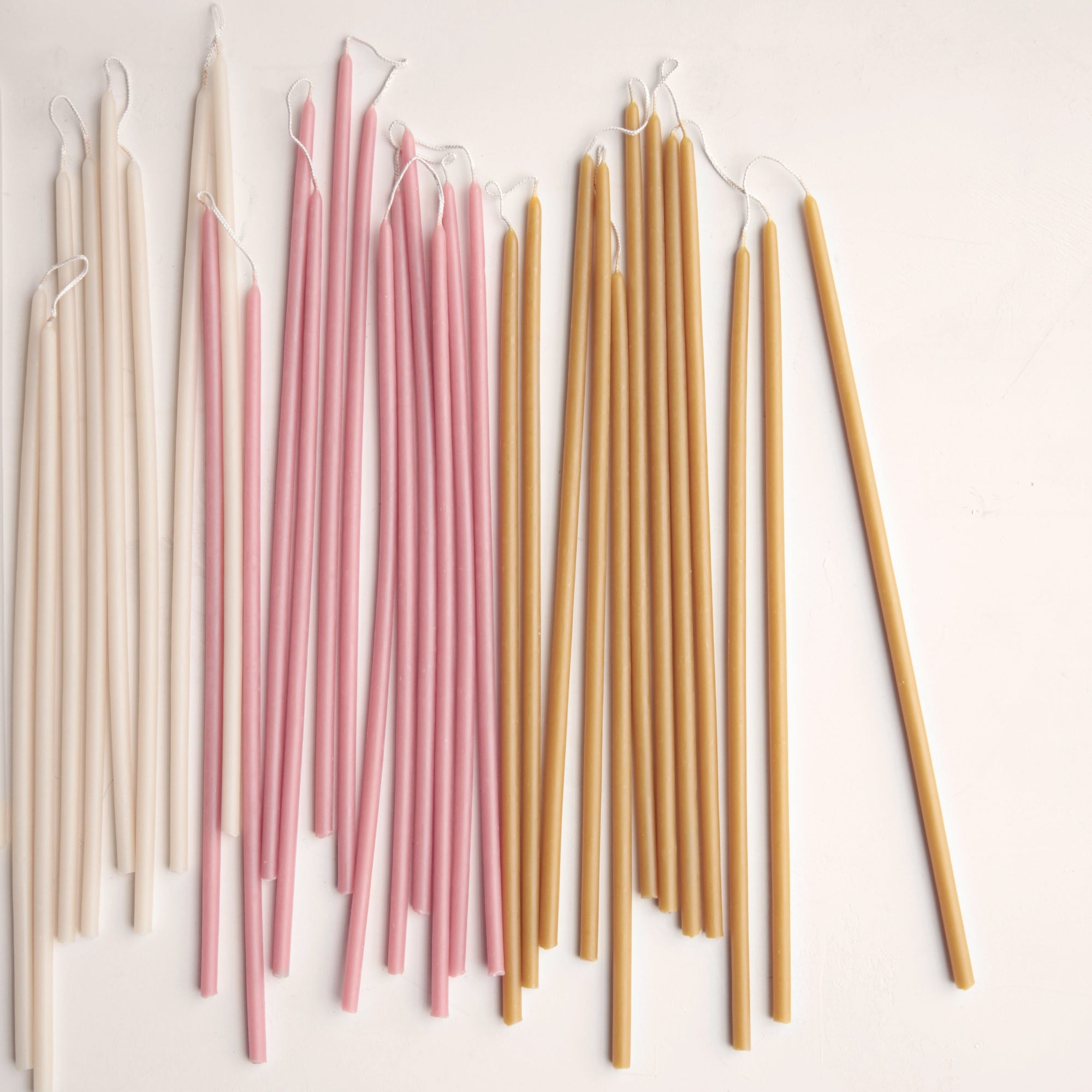 Beeswax Long Stem Candles_The Floral Society