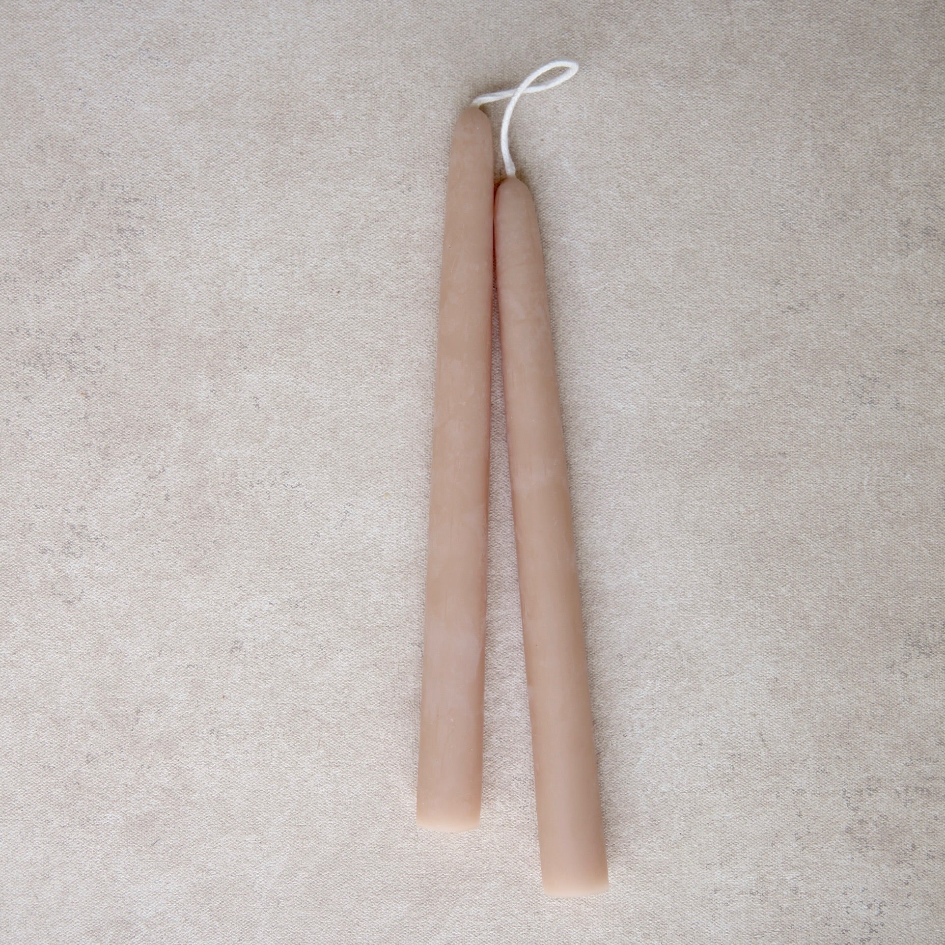 Beeswax Rosewater Taper Candles 