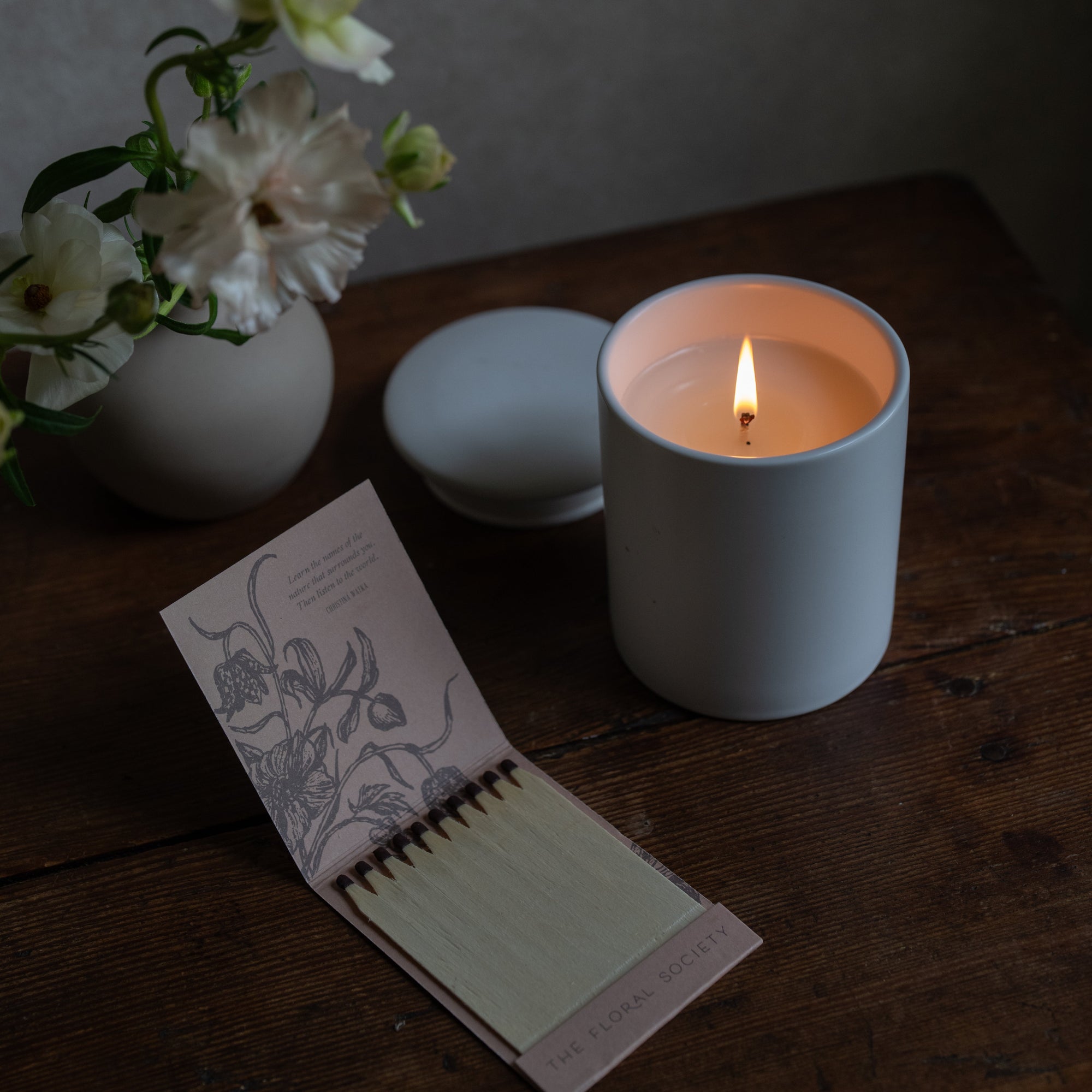 Botanic Matchbooks with Quotes