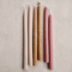 12" Beeswax Dipped Taper Candles