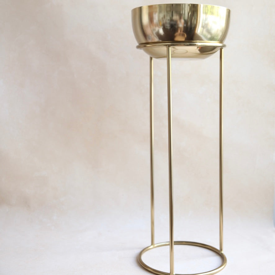 Canopy Floral stand and Vase Gold_Florists