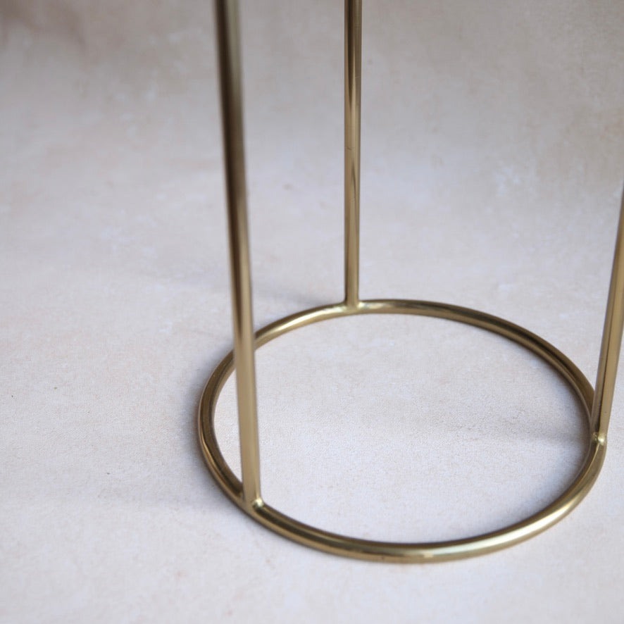 Canopy Floral stand and Vase Gold_Elevated Florist Vase