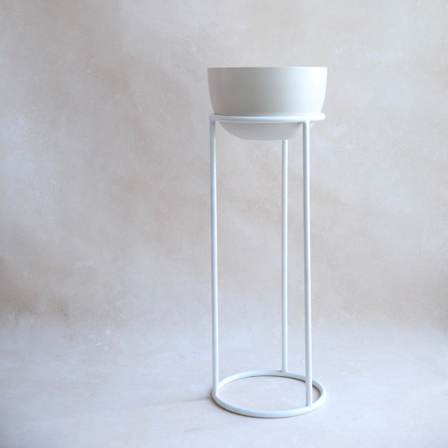 Canopy Floral stand and Vase White_Elevated Florist Vase