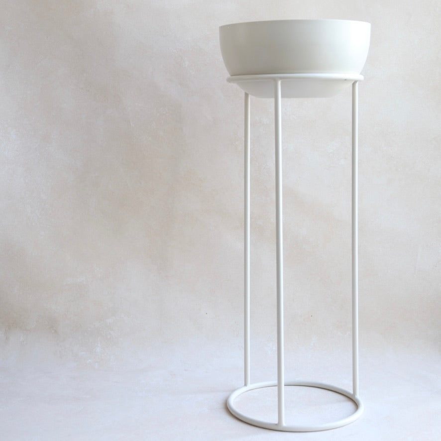 Canopy Floral stand and Vase White_Elevated Florist Vase