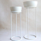Canopy Floral stand and Vase White_Florists 
