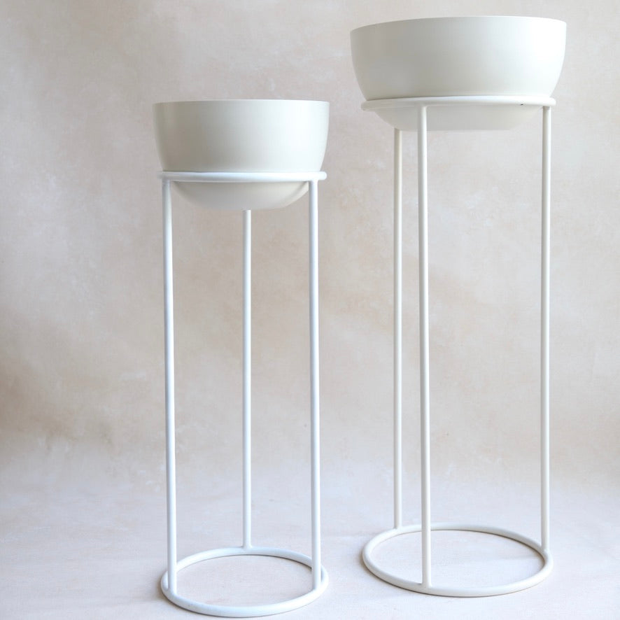 Canopy Floral stand and Vase White_Florists 