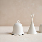 Ceramic Bells_Fleur White