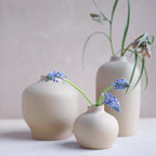 Ceramic Blossom Vase Sand Tan all sizes Wholesale