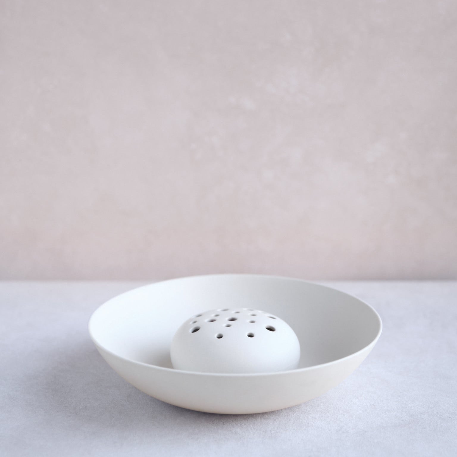 Ceramic Flower Frog Vase Bowl