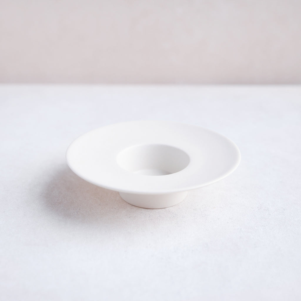 Ceramic Ikebana Vase Small White