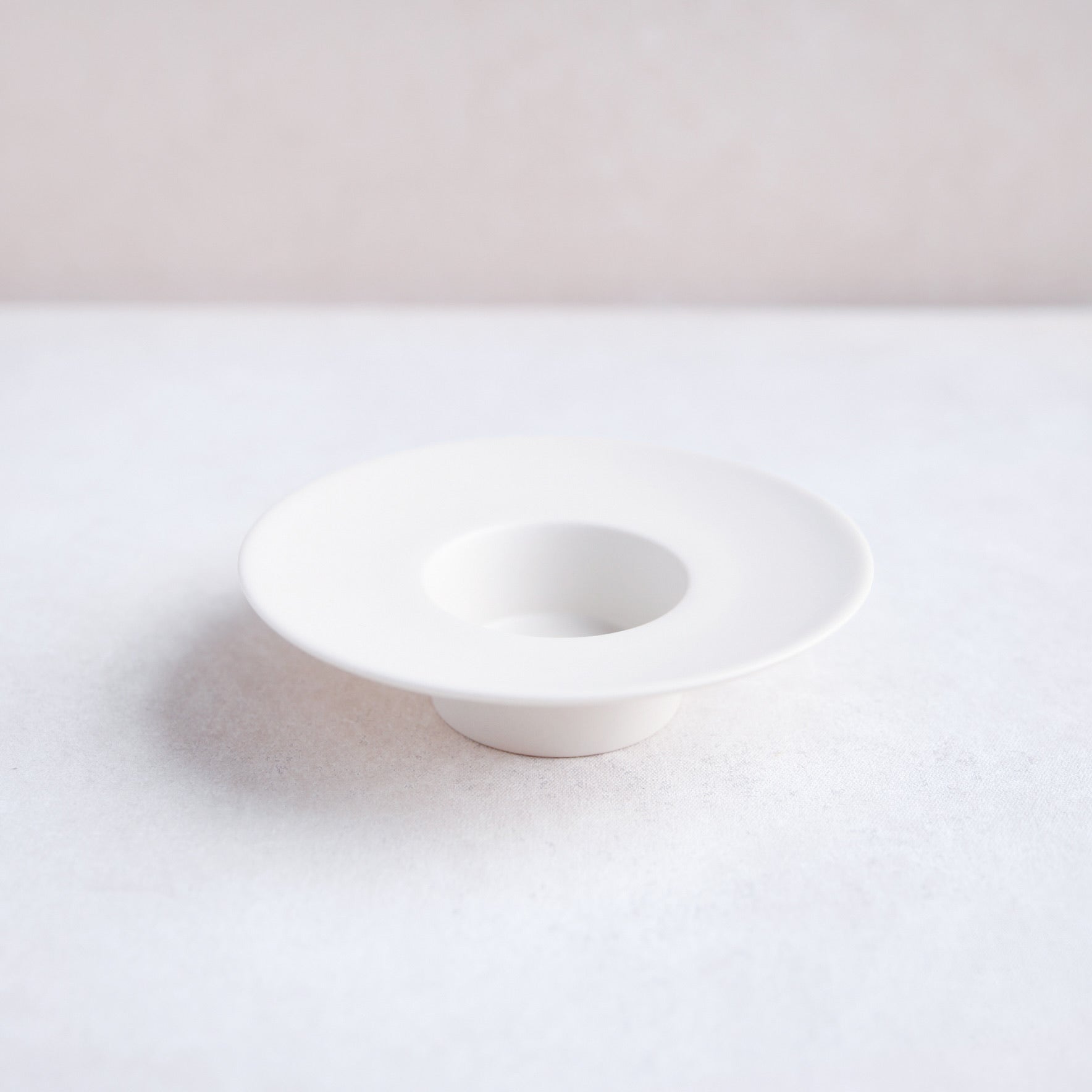 Ceramic Ikebana Vase Small White