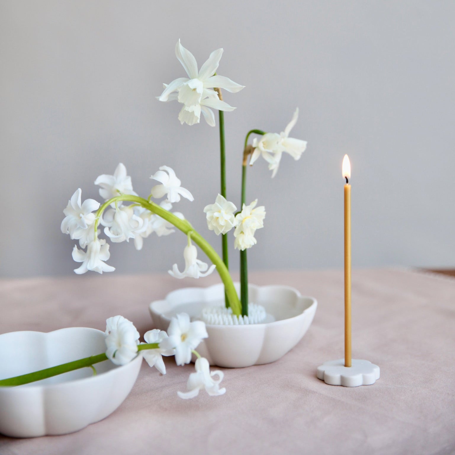 Ceramic Pin Frog Ikebana Arrangements