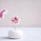 Ceramic Round Flower Frog Vase