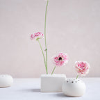 Ceramic Round Flower Frog Vase