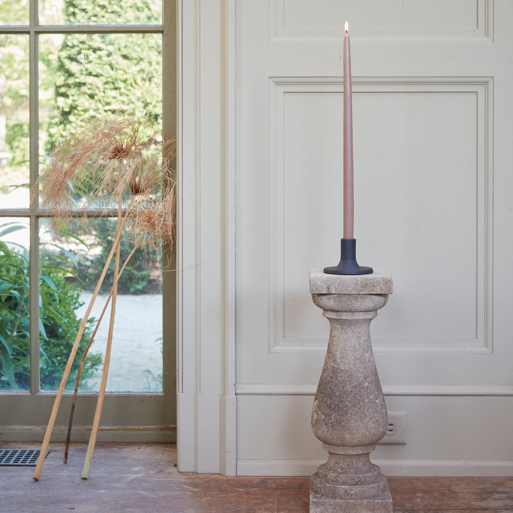Ceramic Taper Candle Holder Case Pack_Events and Weddings Smoke