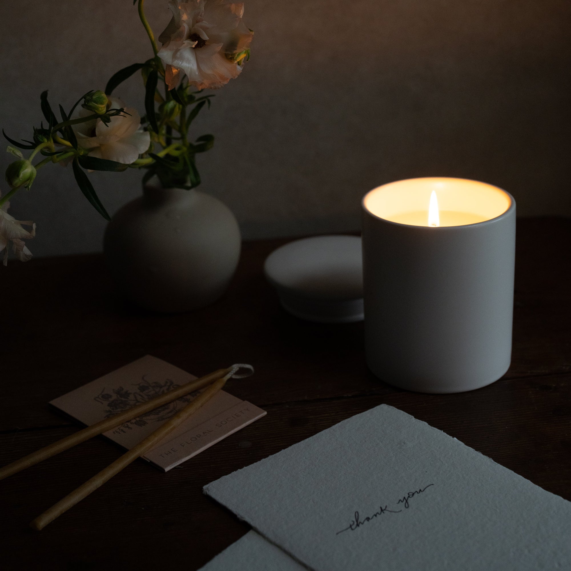 Essential Oil Fragrant Candles in ceramic