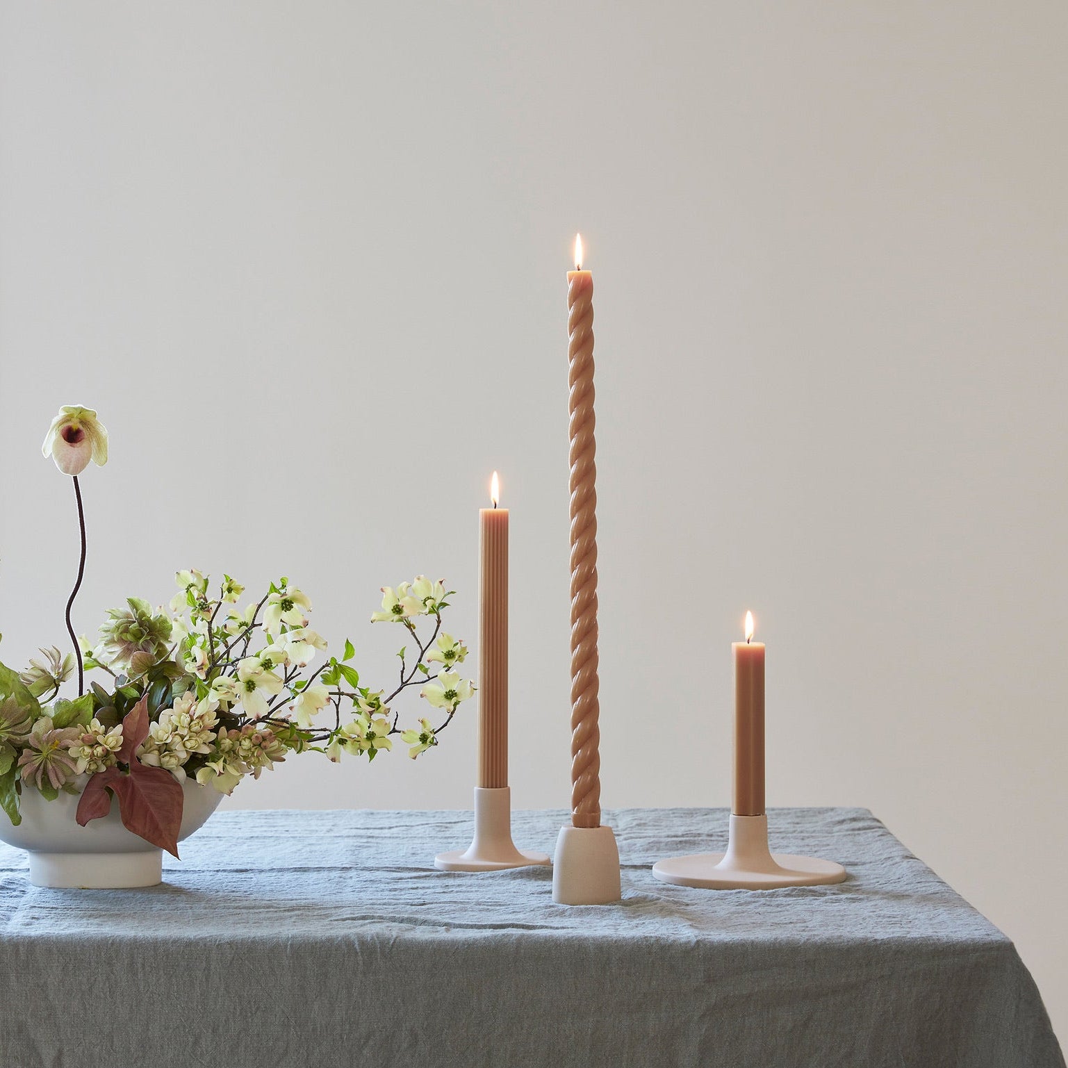 Fancy Taper Candles_Miel