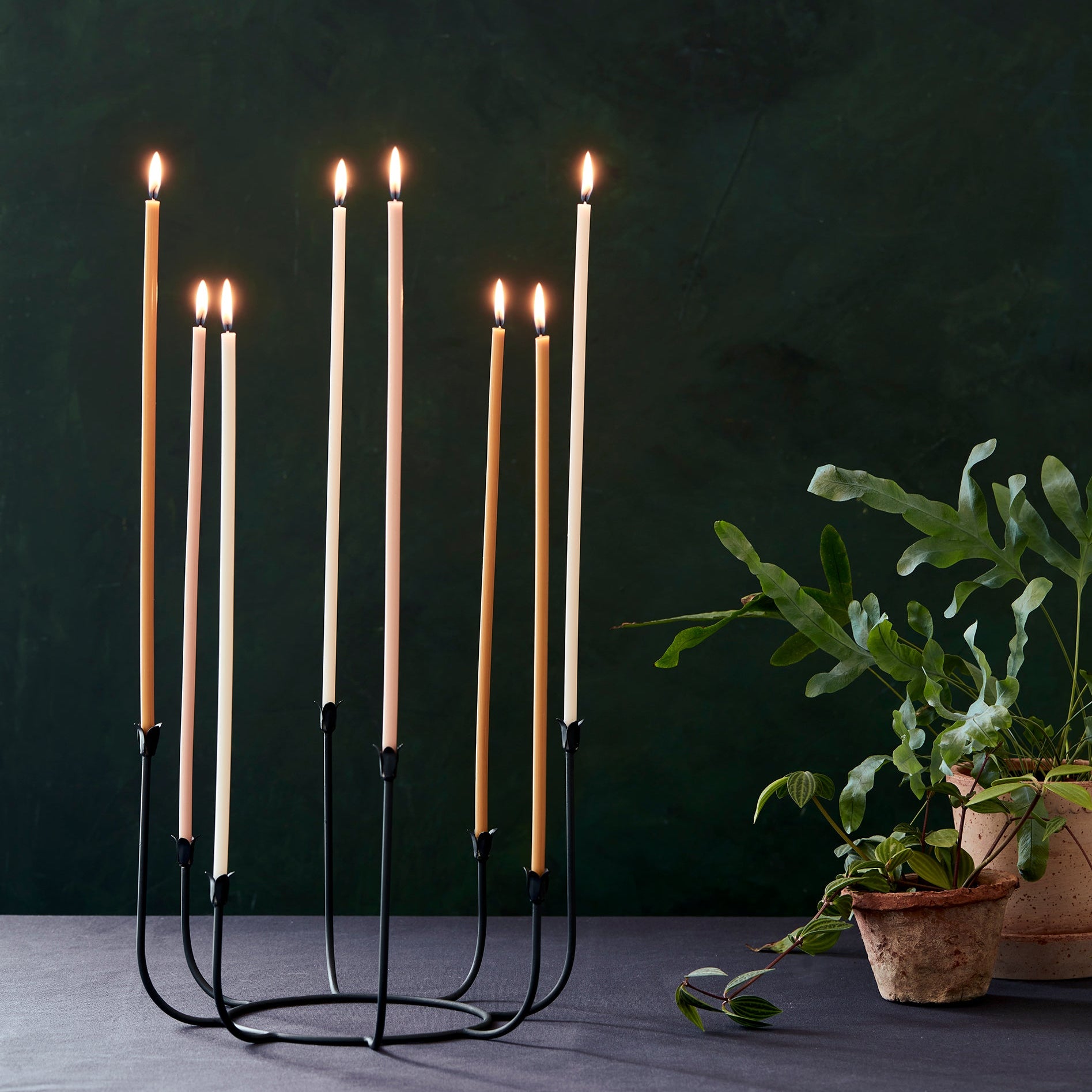 Beacon Long Stem Candelabras