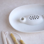Flower Frog Bowl Vase and Taper Holder_Ikebana