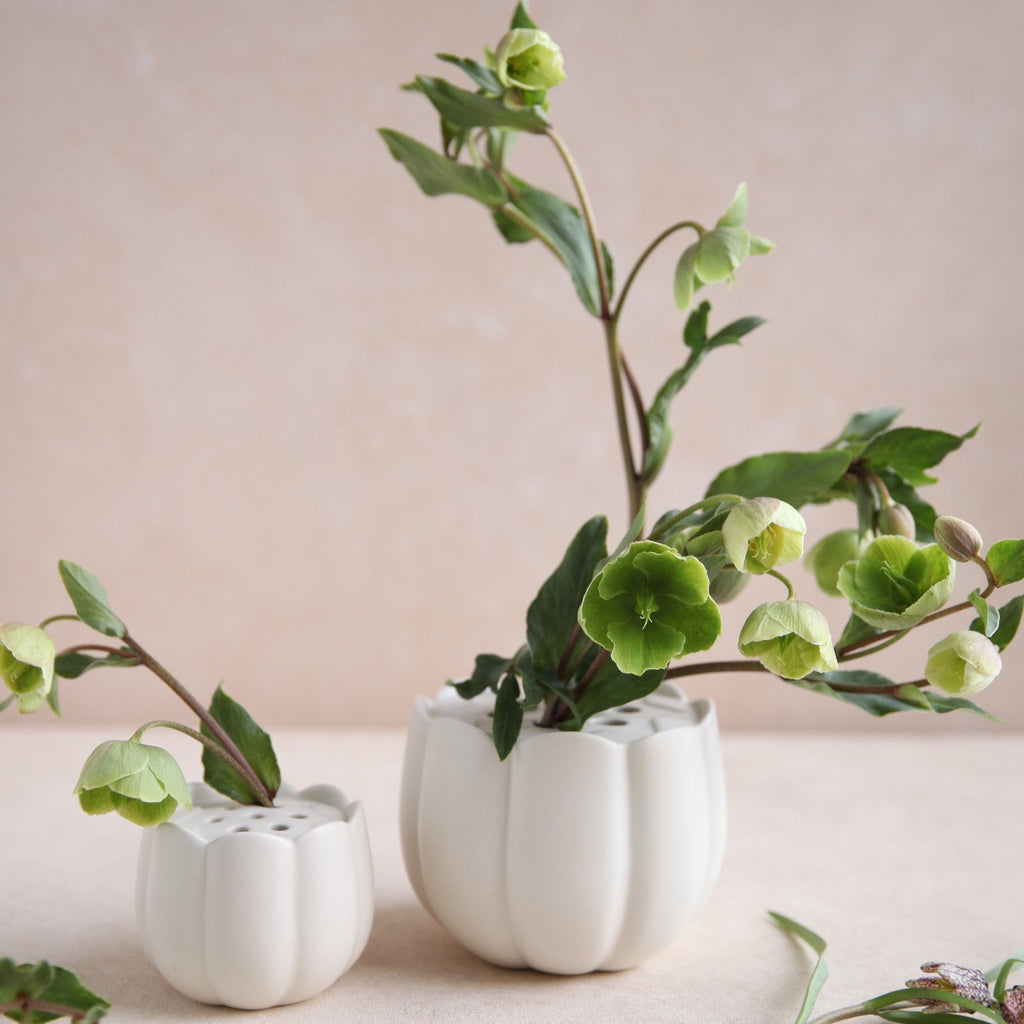 Flower Frog Vase_Ceramic_IkebanaSmall