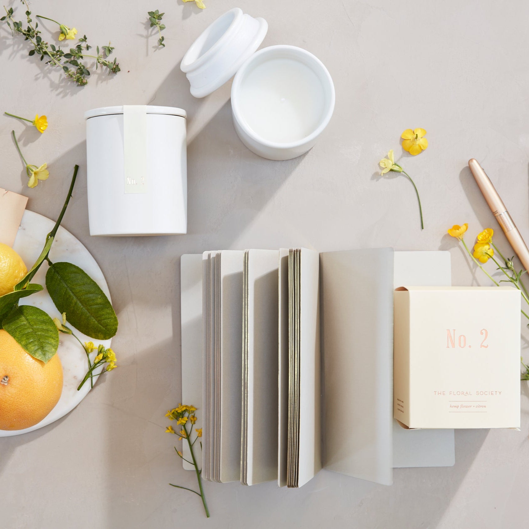 Fragrant Candle No 2 The Floral Society