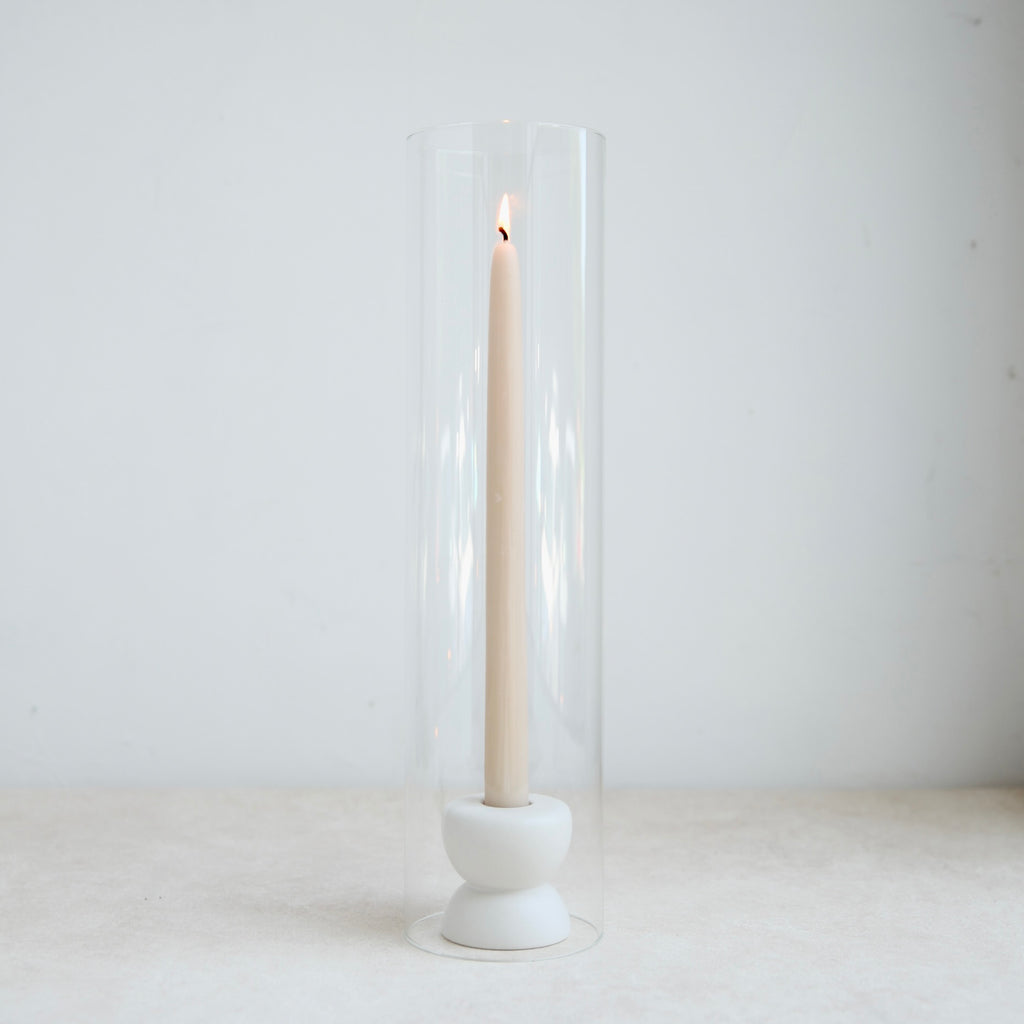 Glass Shade Weddings_Taper Candles_Wholesale Florist