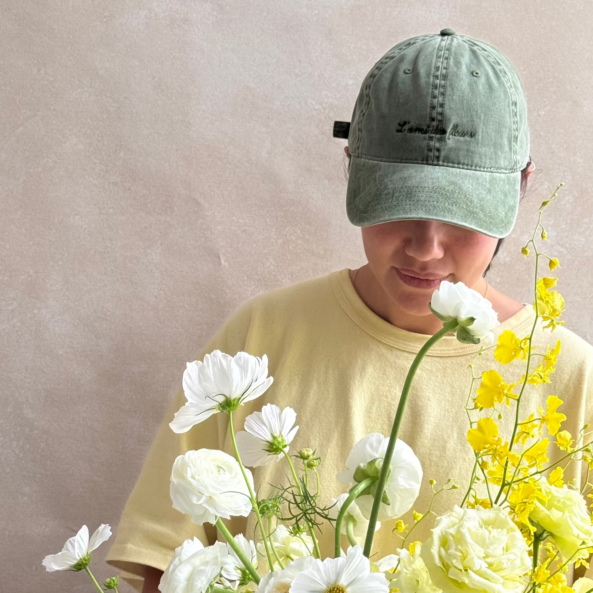 L’Ami des Fleurs_ The Floral Society Green Hat