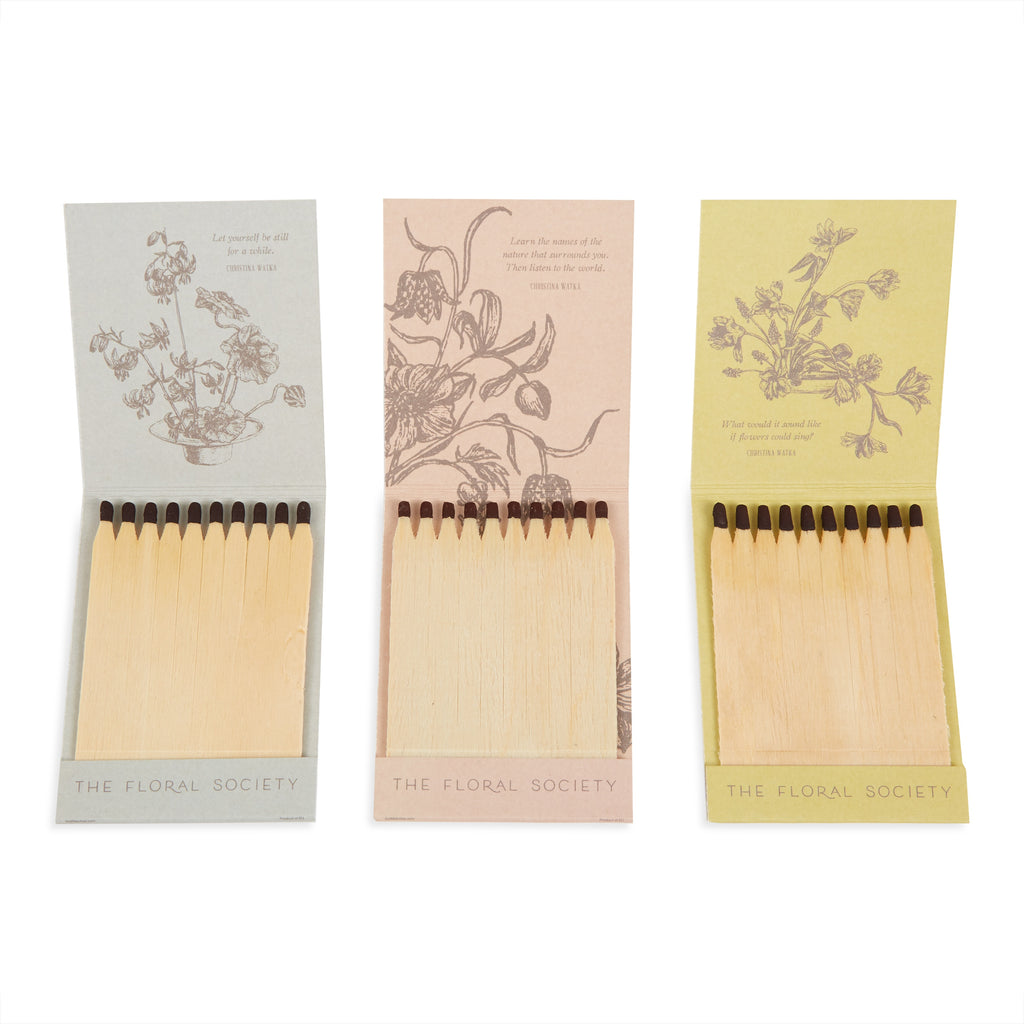 Botanic Matchbooks