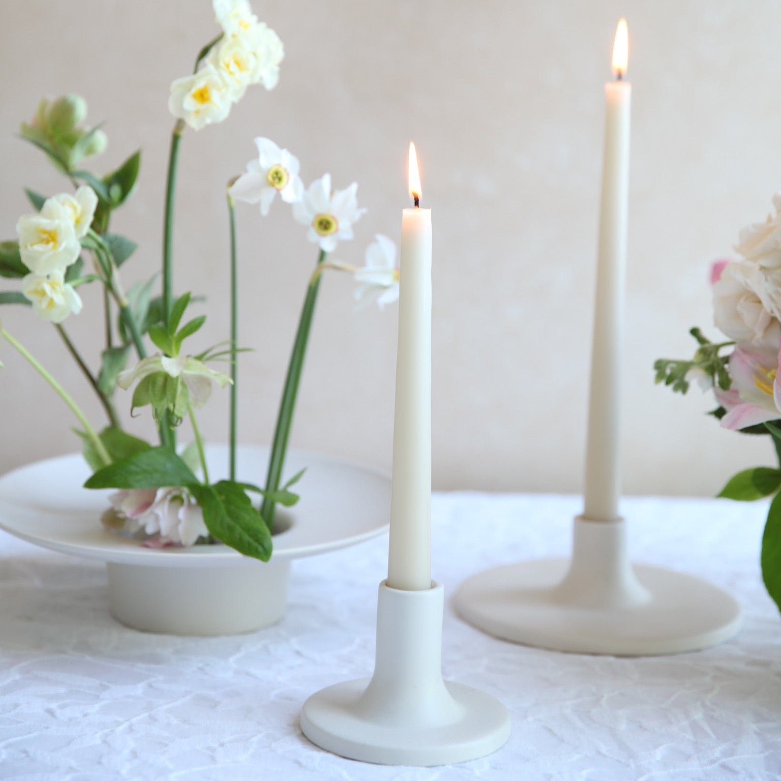 Parchment Taper Candles 