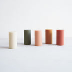 Fancy Ribbed Pillar Candles