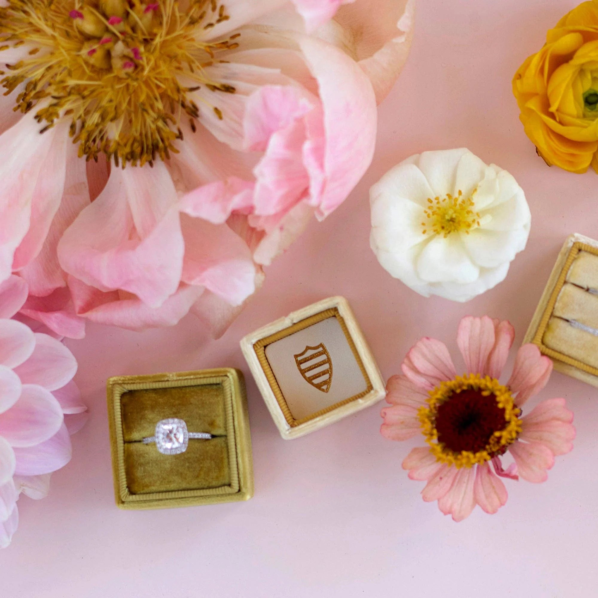Handmade Velvet Ringboxes